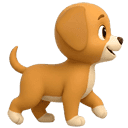 Cachorrinho no caminho